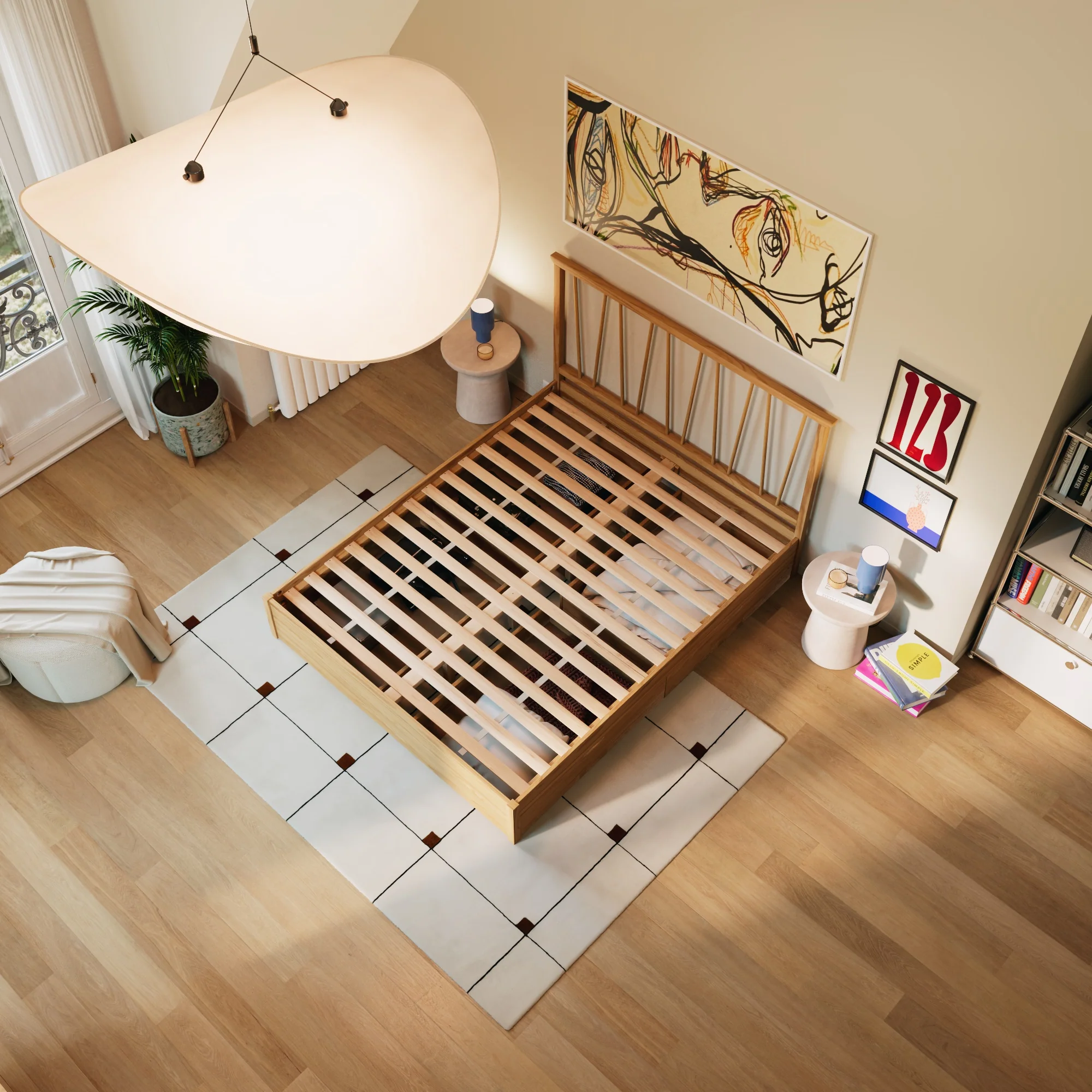 Bett aus Kiefernholz mit Schubladen Léni - Image 11