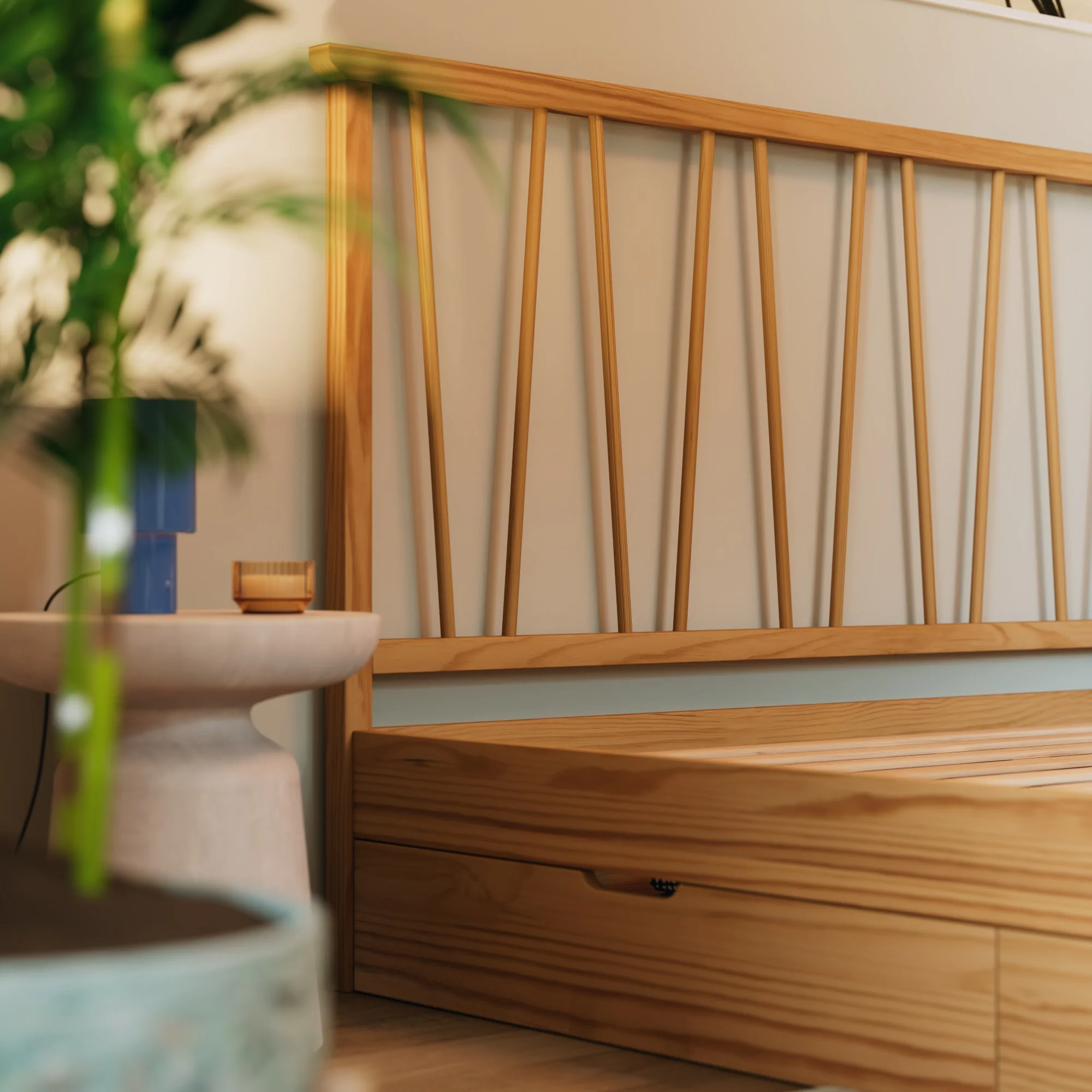 Bett aus Kiefernholz mit Schubladen Léni - Image 14