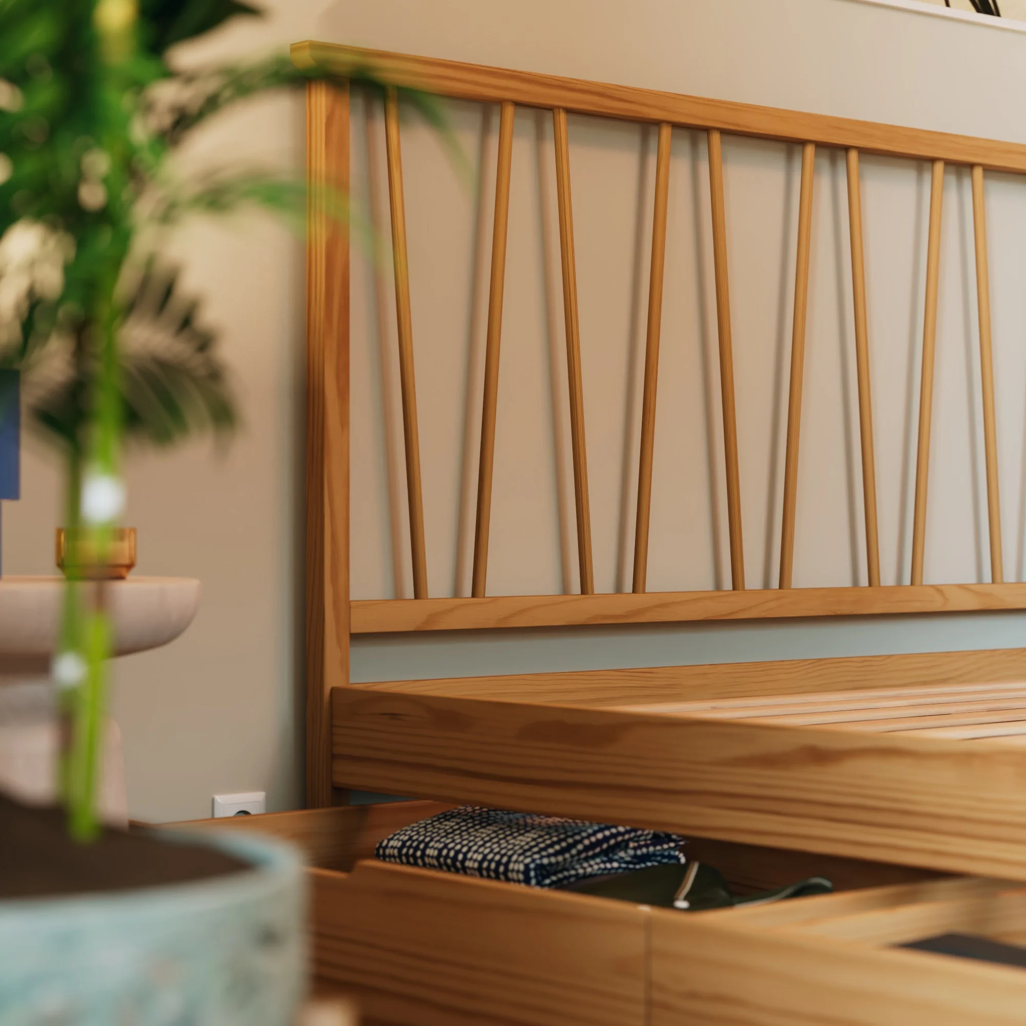 Bett aus Kiefernholz mit Schubladen Léni - Image 15