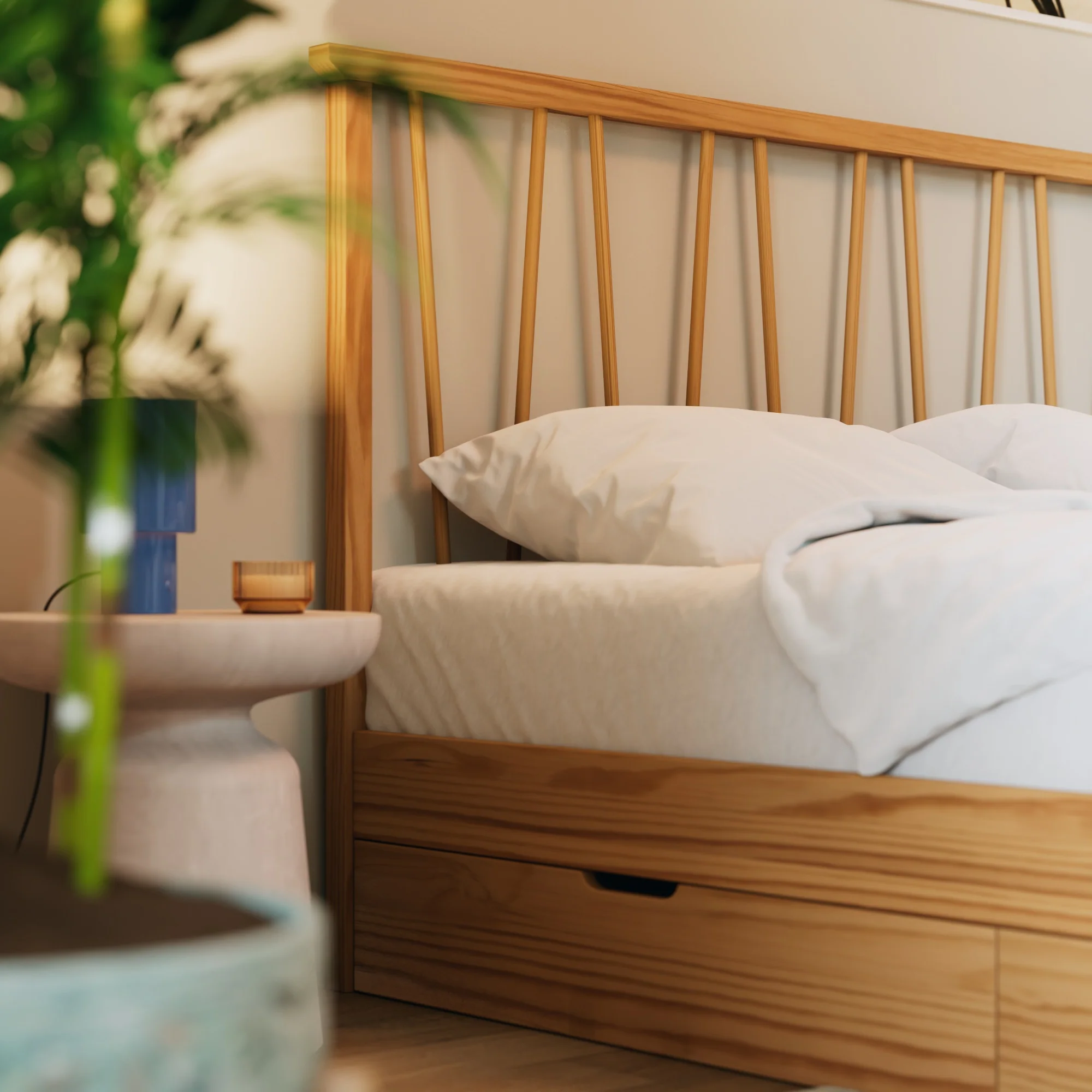 Bett aus Kiefernholz mit Schubladen Léni - Image 16