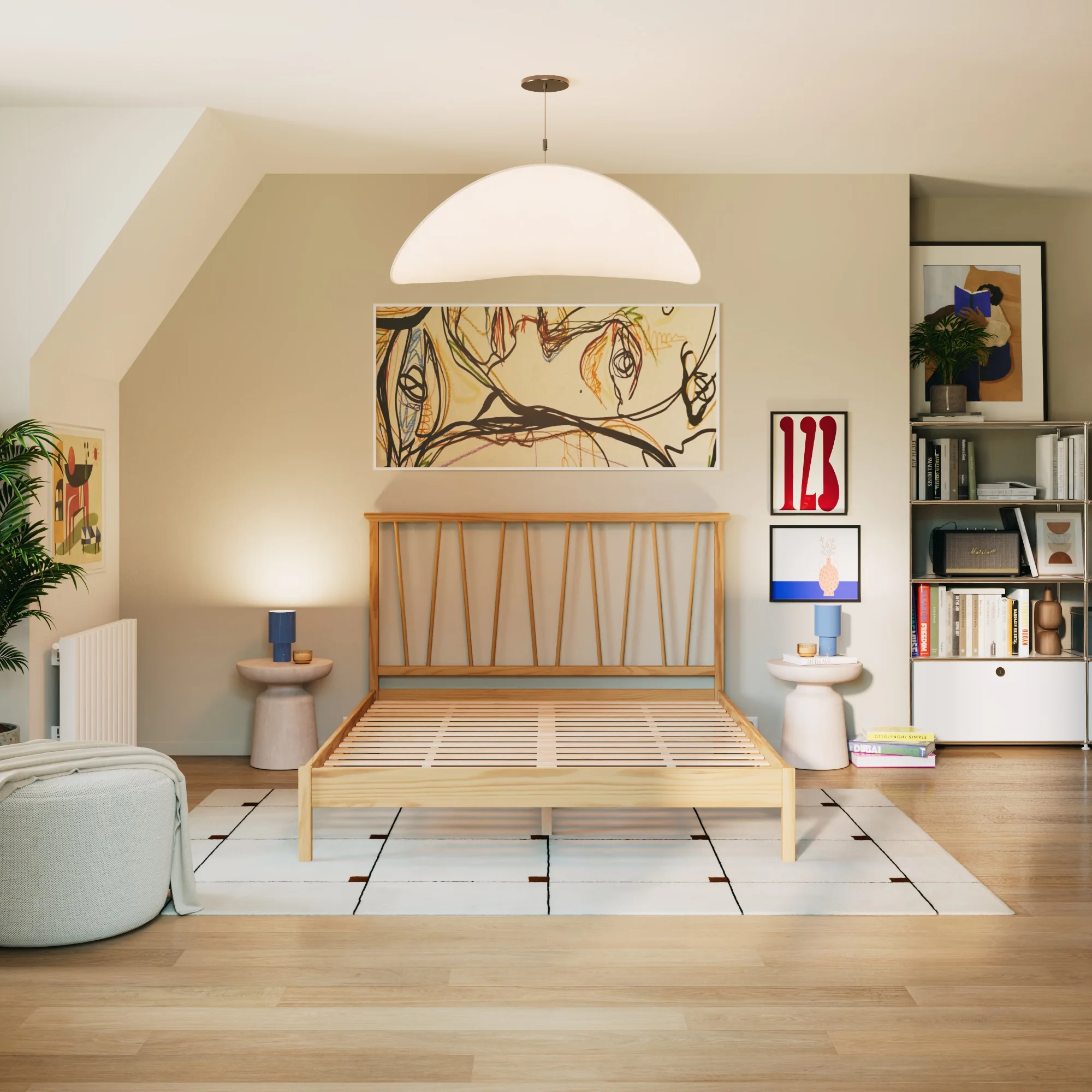 Bett aus Kiefernholz mit Schubladen Léni - Image 22