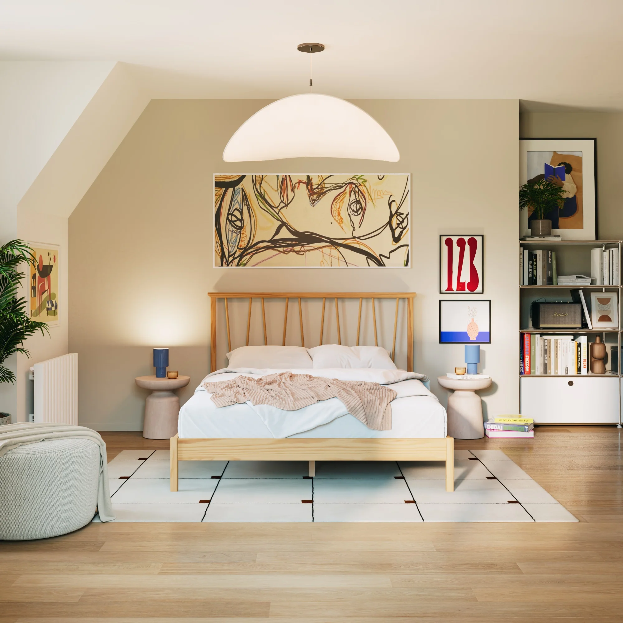 Bett aus Kiefernholz mit Schubladen Léni - Image 23