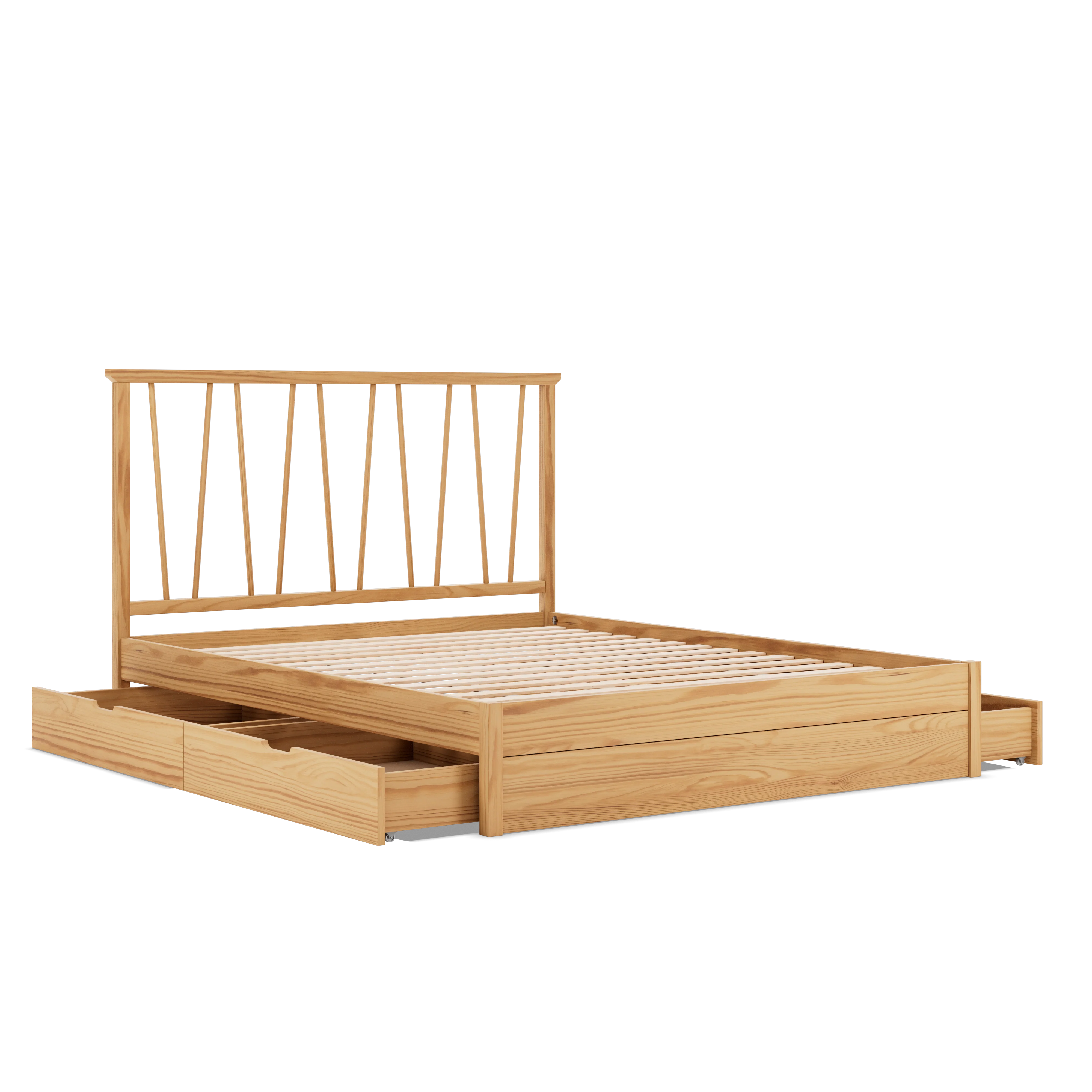 Bett aus Kiefernholz mit Schubladen Léni - Image 3