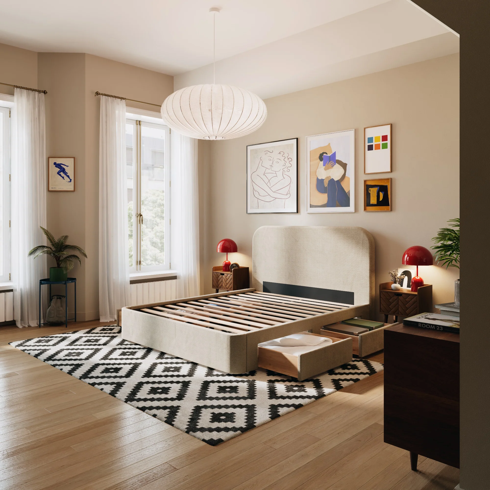 Bett mit Schubladen Nova - Image 17