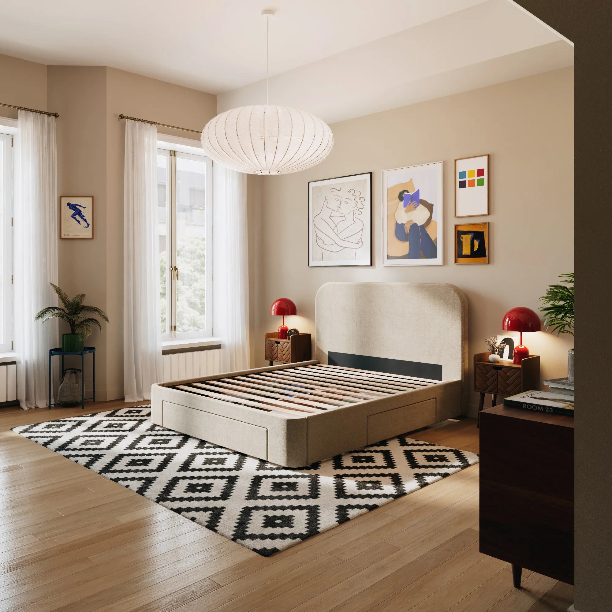 Bett mit Schubladen Nova - Image 2