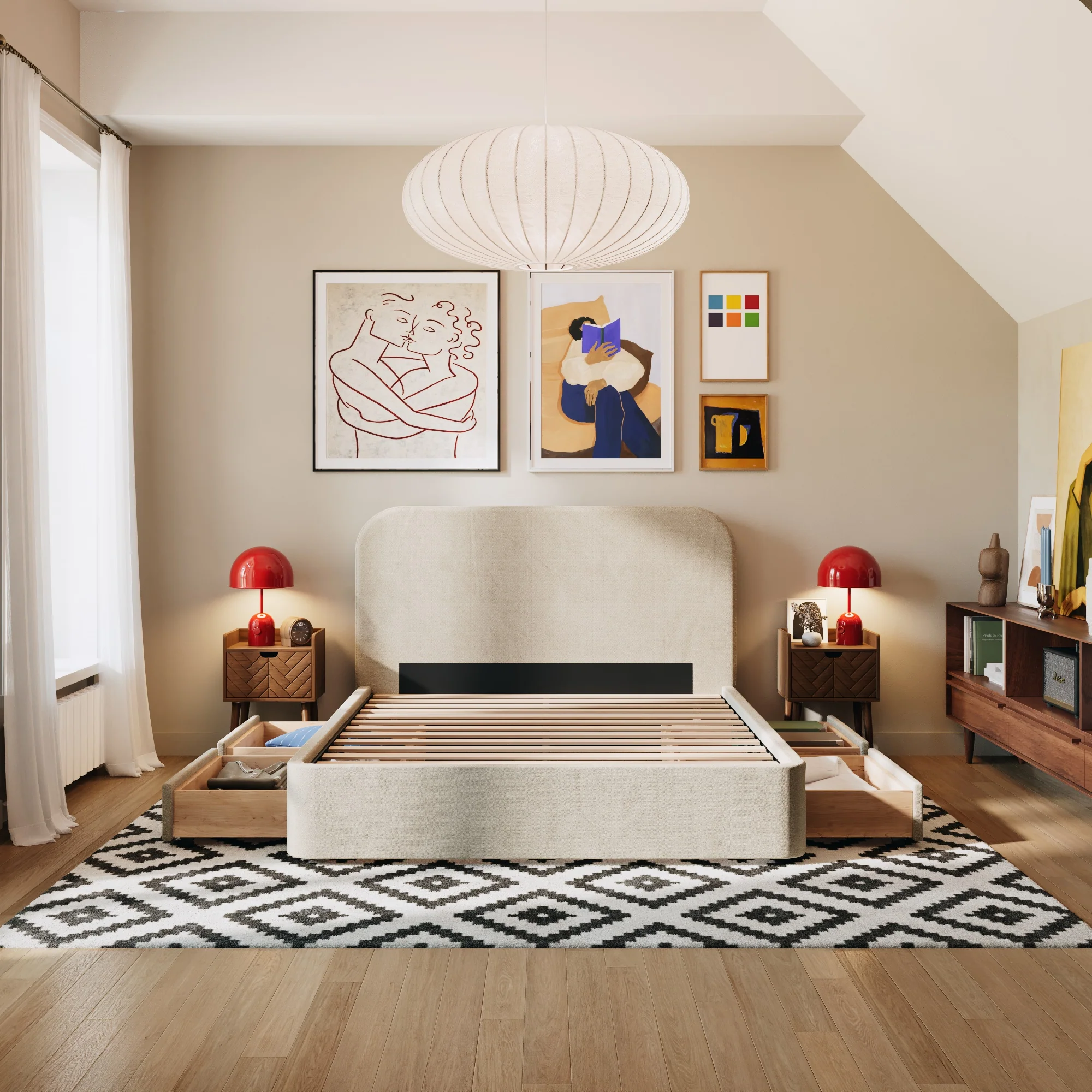 Bett mit Schubladen Nova - Image 20