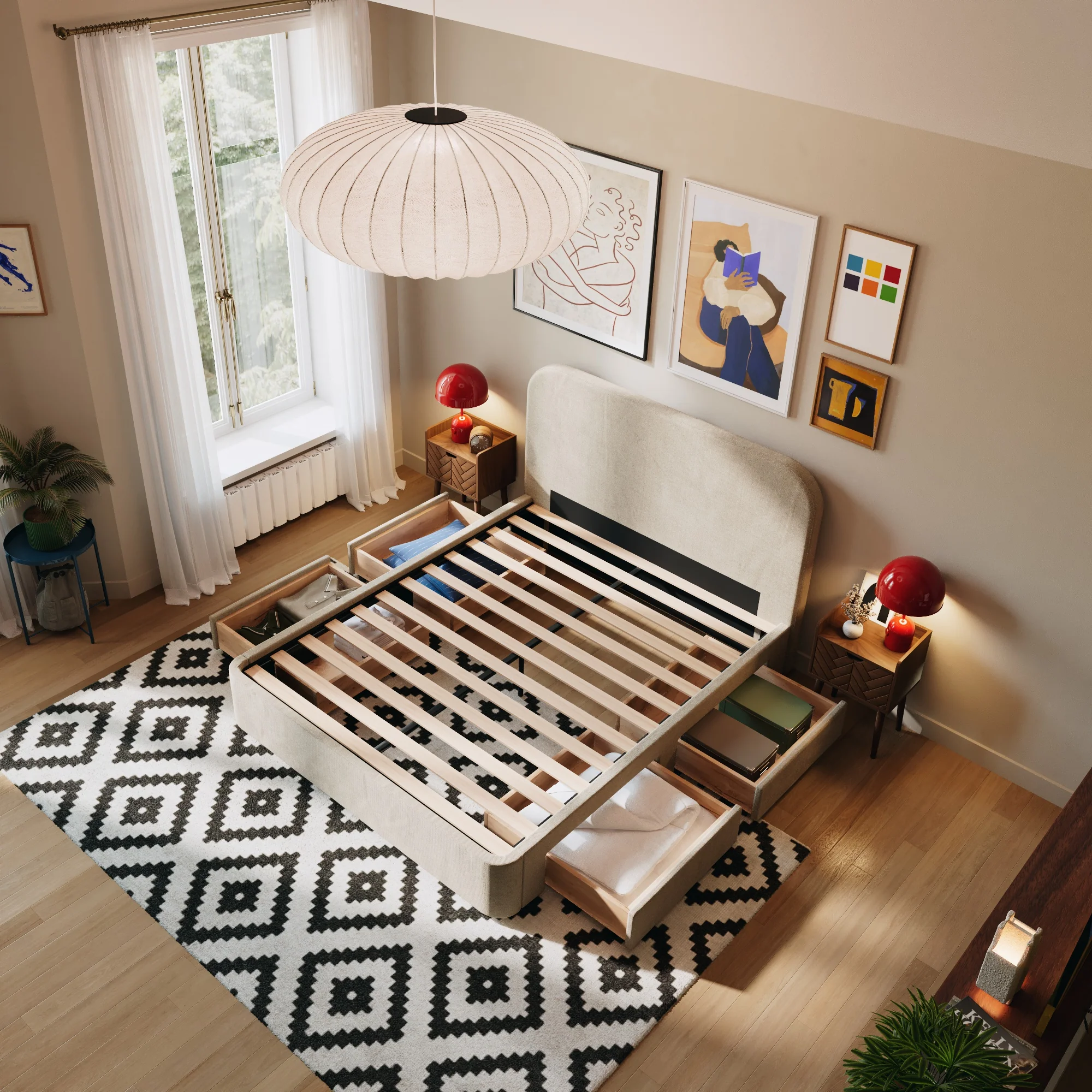 Bett mit Schubladen Nova - Image 23