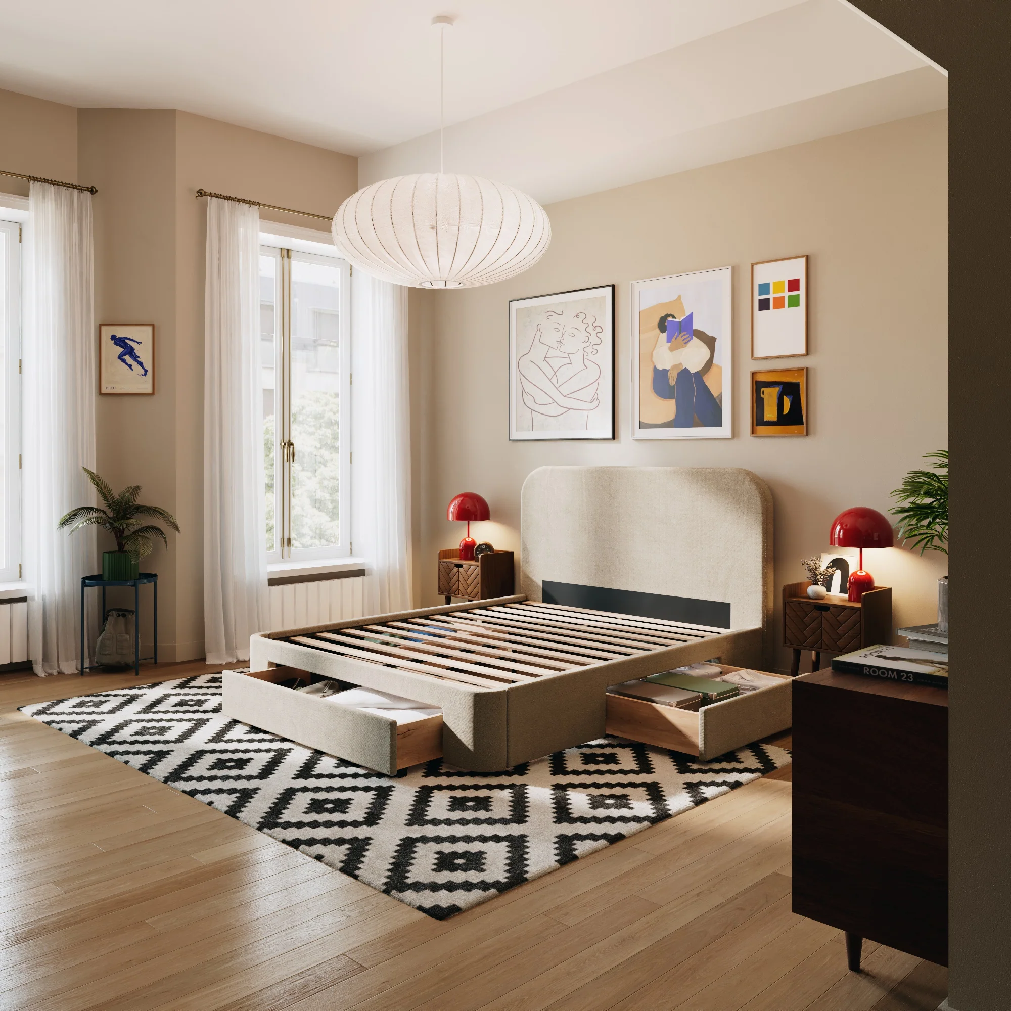 Bett mit Schubladen Nova - Image 3