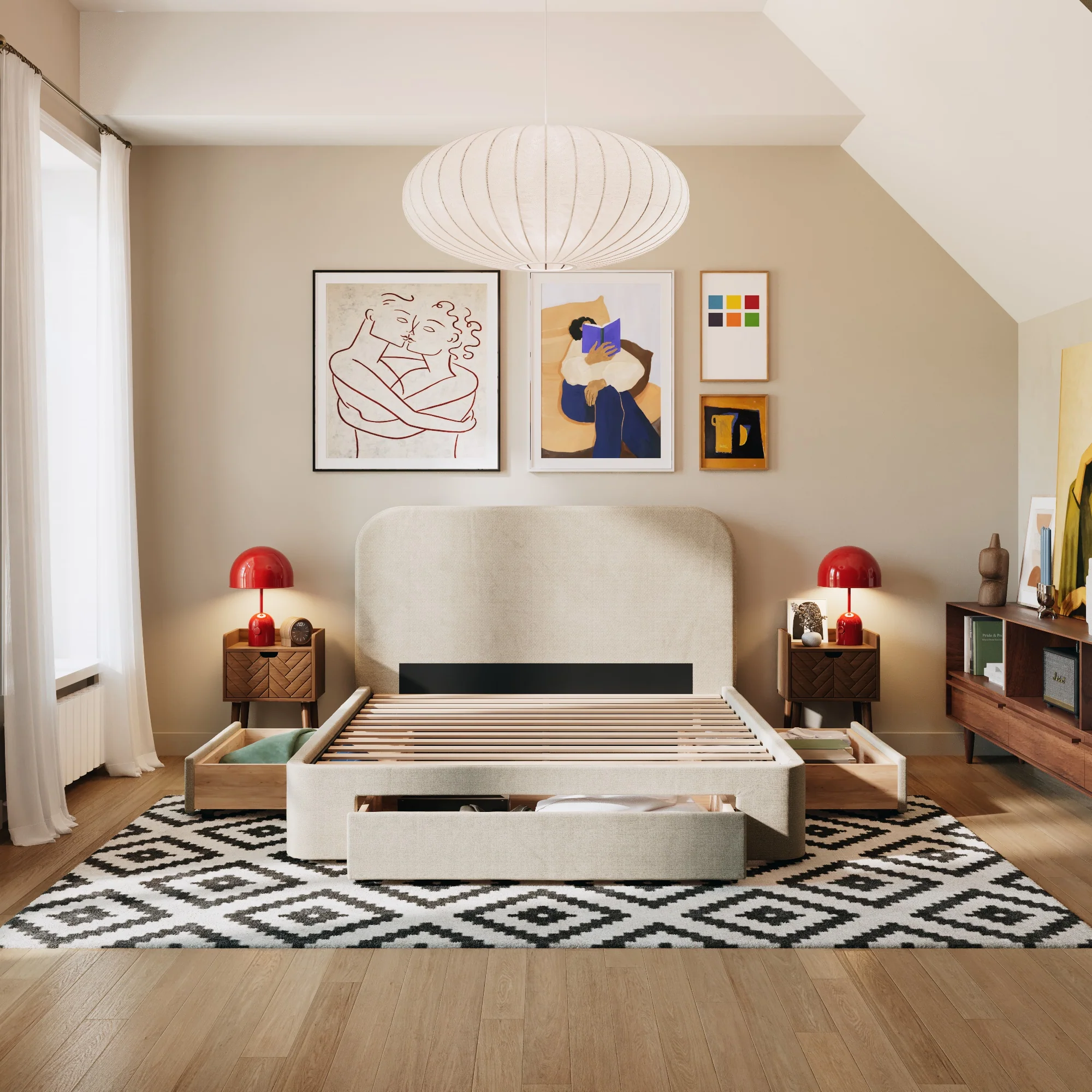 Bett mit Schubladen Nova - Image 6