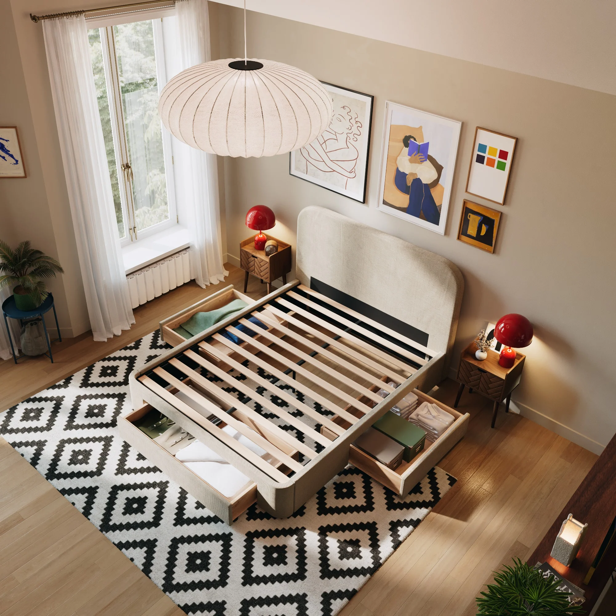 Bett mit Schubladen Nova - Image 9