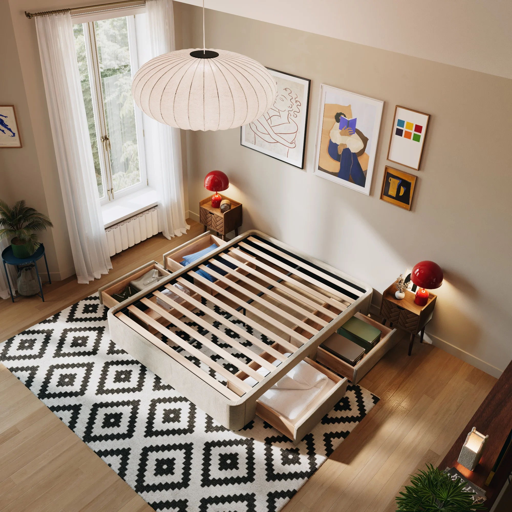 Boxspring mit Schubladen Nova - Image 15