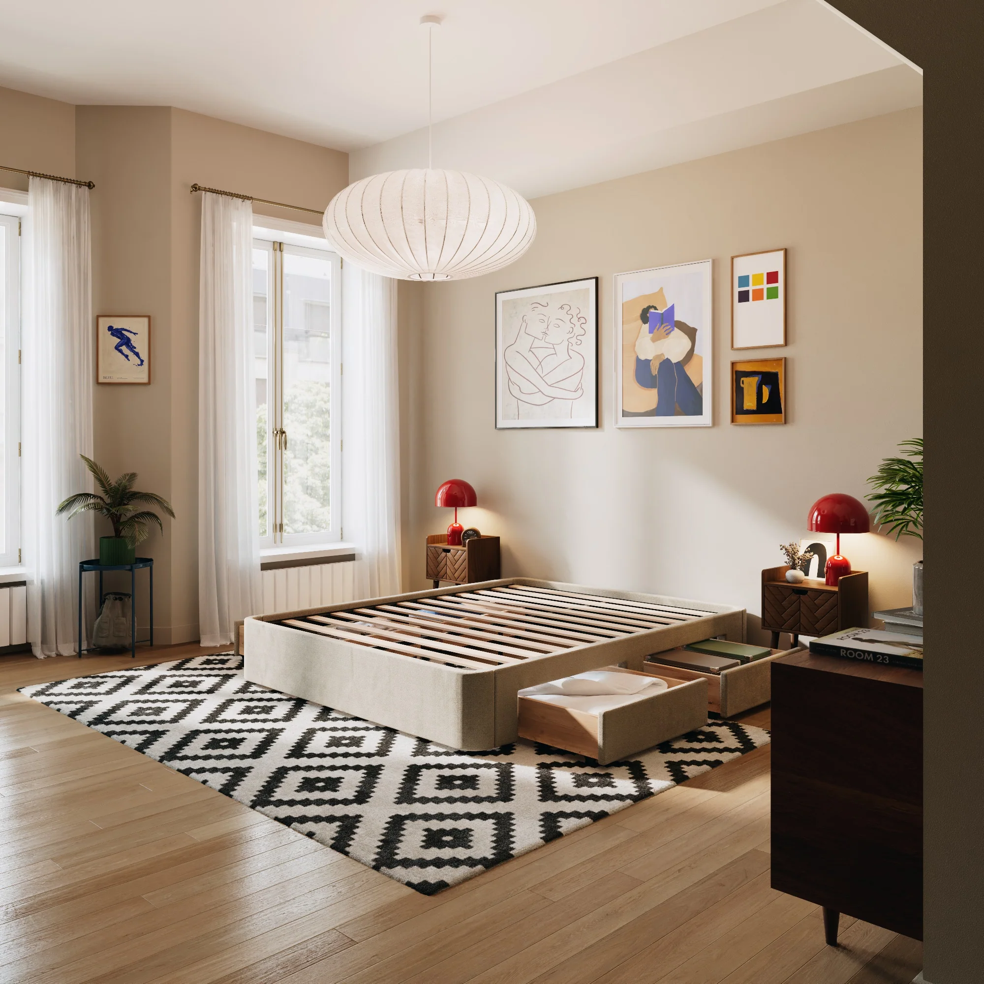 Boxspring mit Schubladen Nova - Image 17