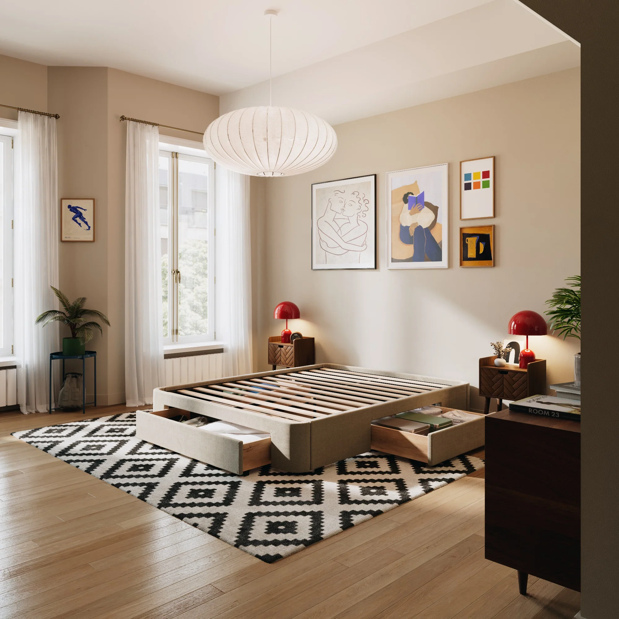 Boxspring mit Schubladen Nova - Image 3