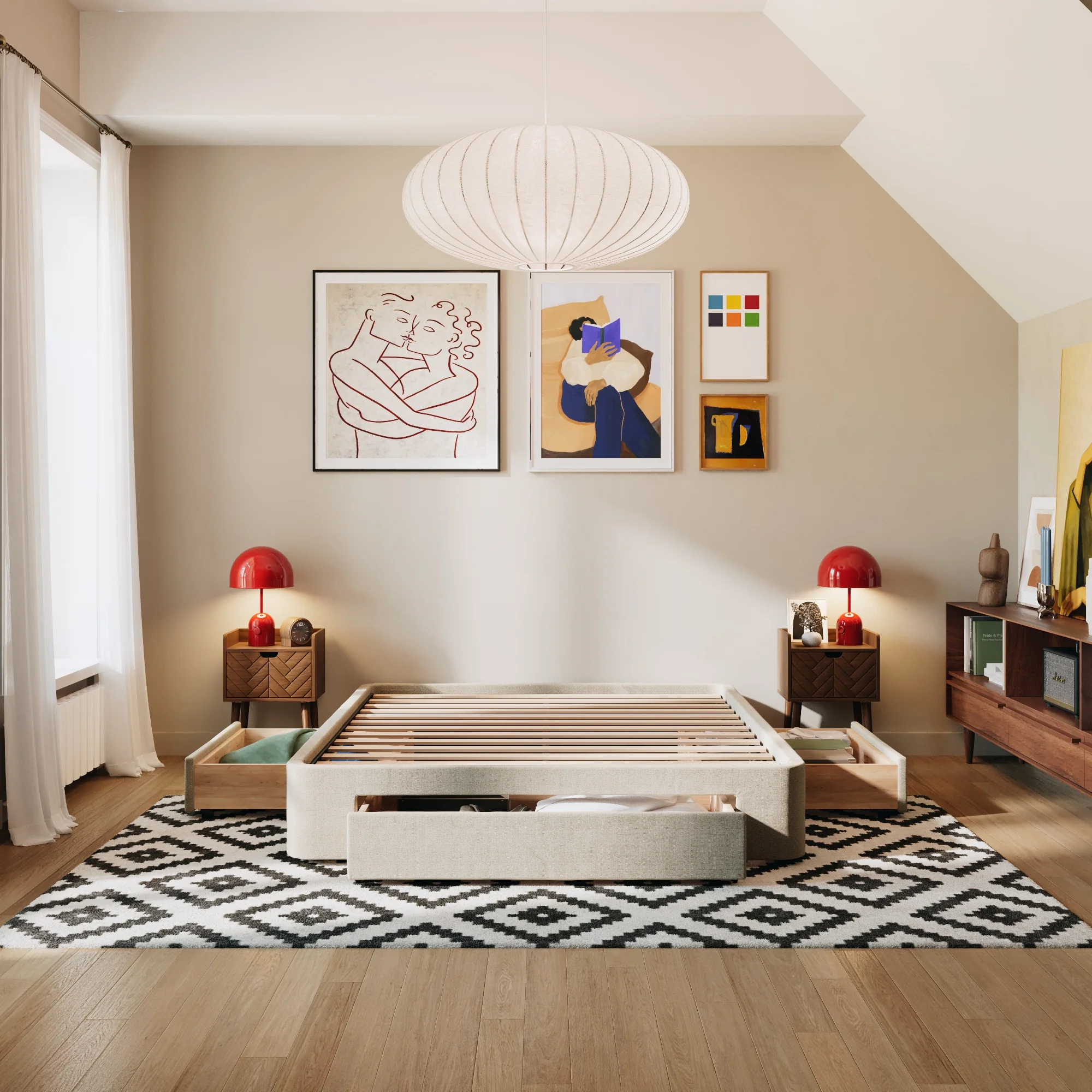 Boxspring mit Schubladen Nova - Image 6