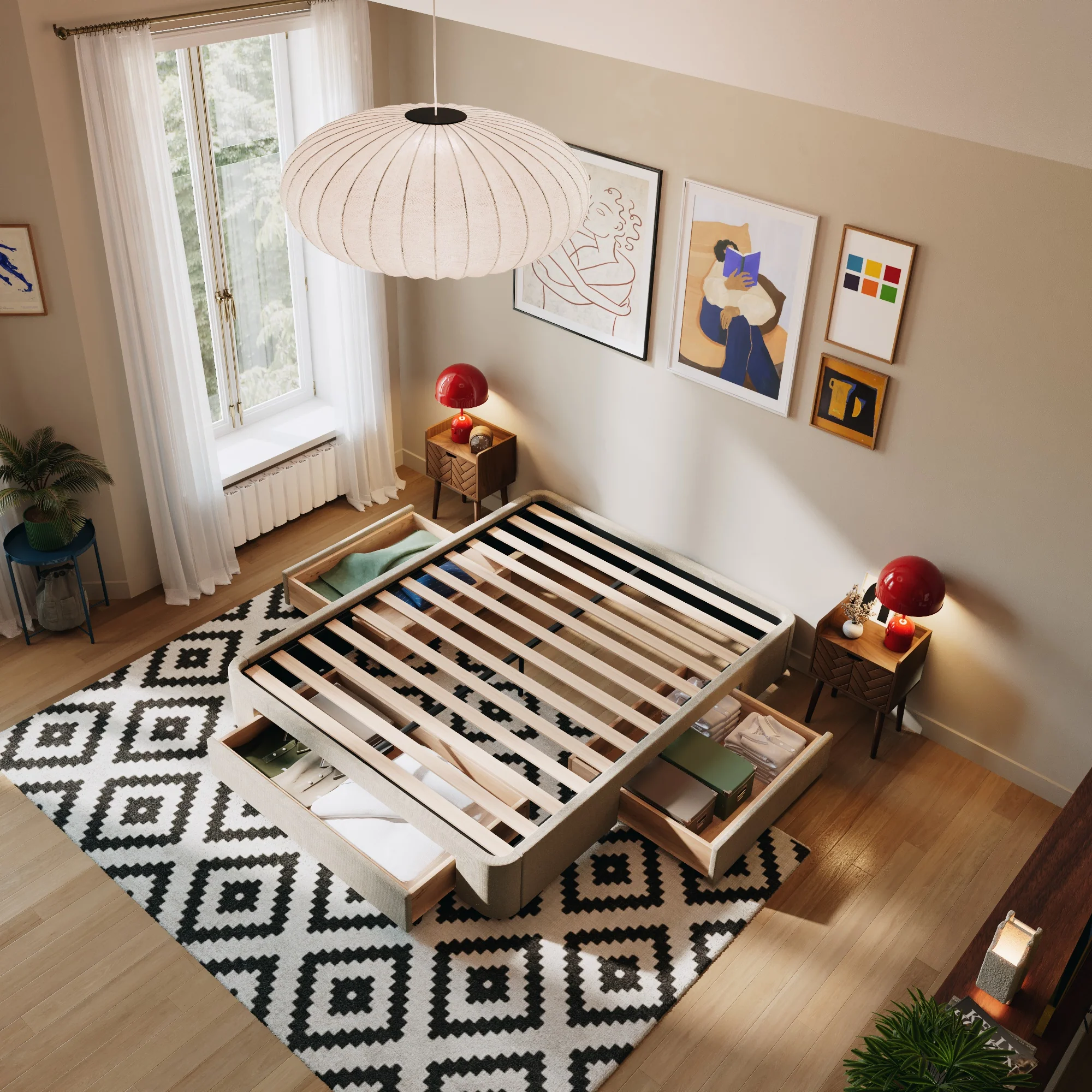 Boxspring mit Schubladen Nova - Image 8